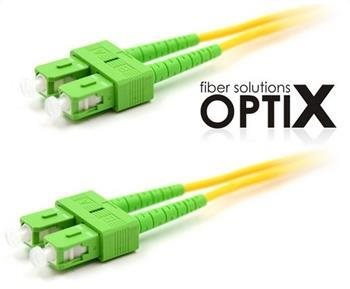 OPTIX SC/APC-SC/APC optický patch cord 09/125 5m G657A