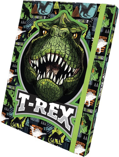 OPTIMUM desky na sešity 3D, A4, T-Rex