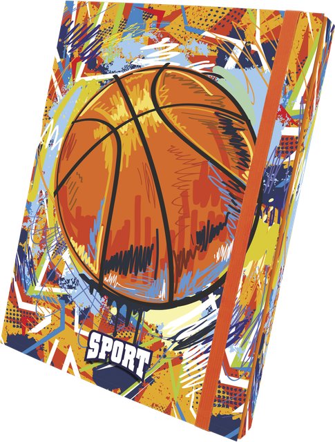 OPTIMUM desky na sešity 3D, A4, Basket
