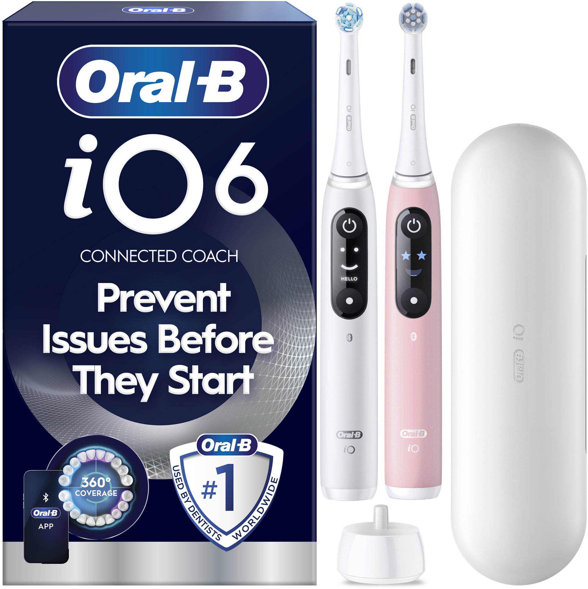 Oral-B iO 6 Duo Bílý & Růžový