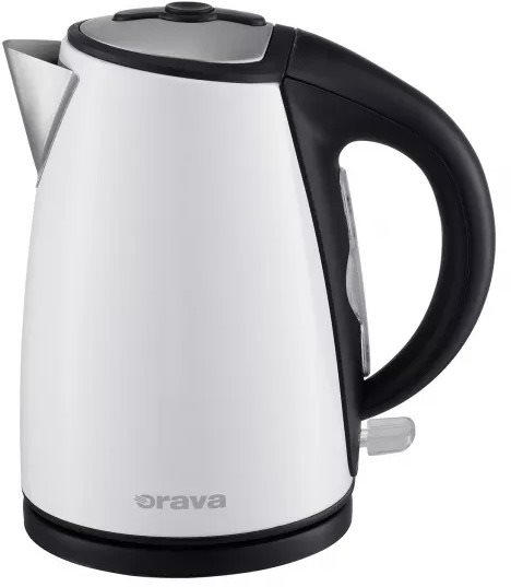 Orava Nerezová varná konvice 1,7 l, bíla