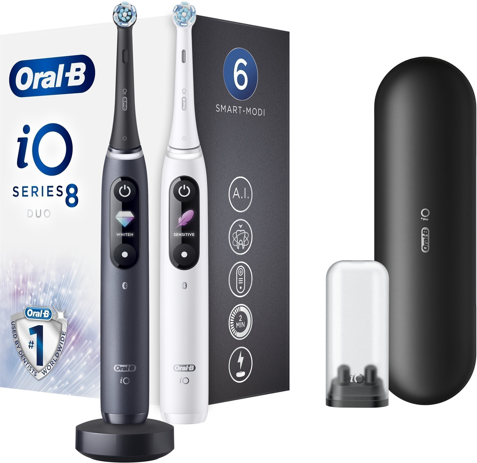 Oral-B iO 8 DUO černý a bílý