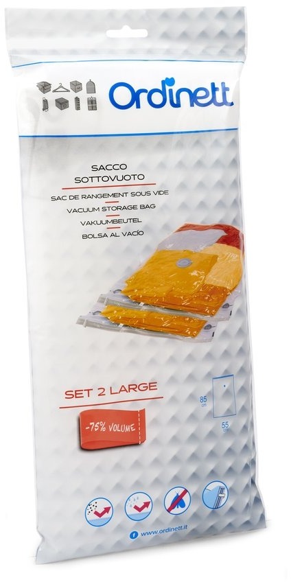 ORDINETT Pytel vakuový 2 ks 85 × 55 cm