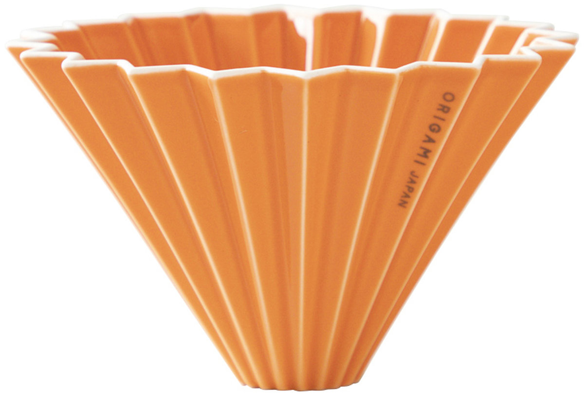 Origami Dripper keramický M oranžový