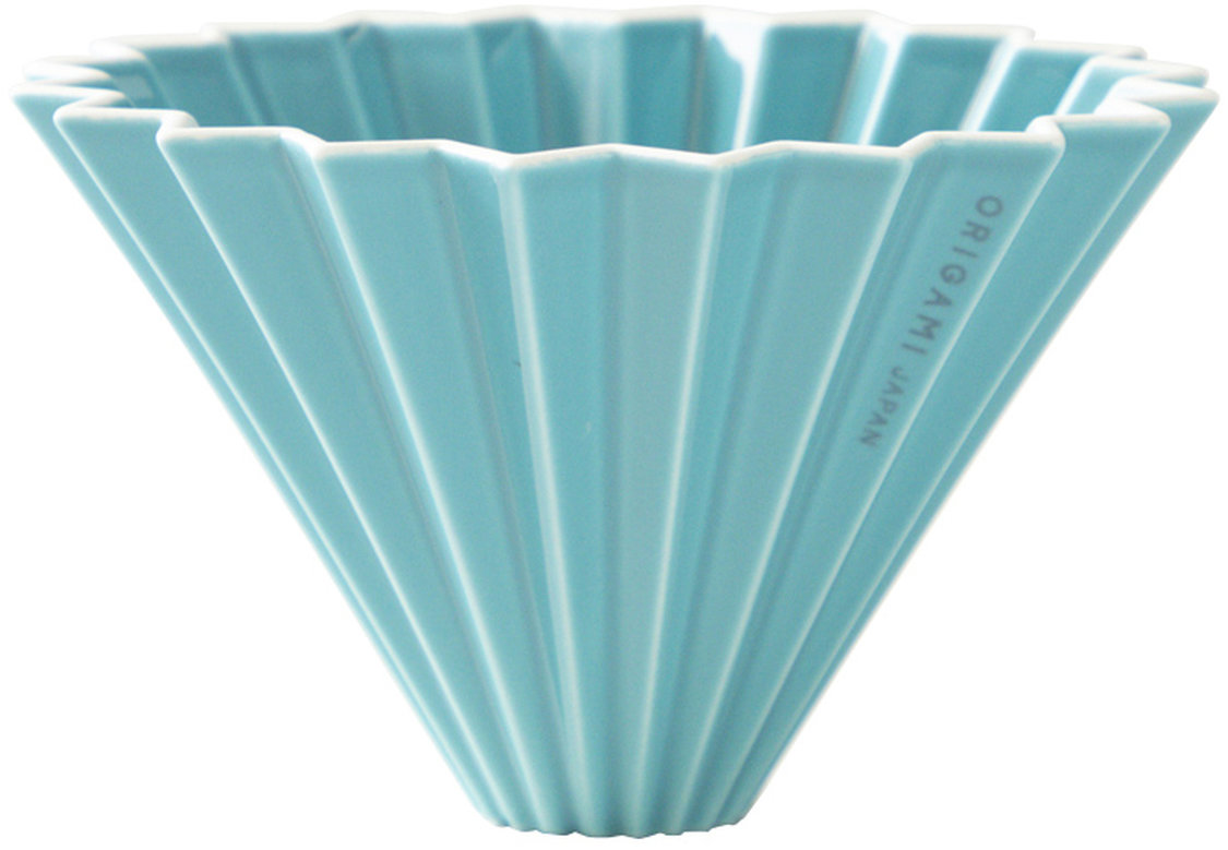 Origami Dripper keramický M tyrkysový