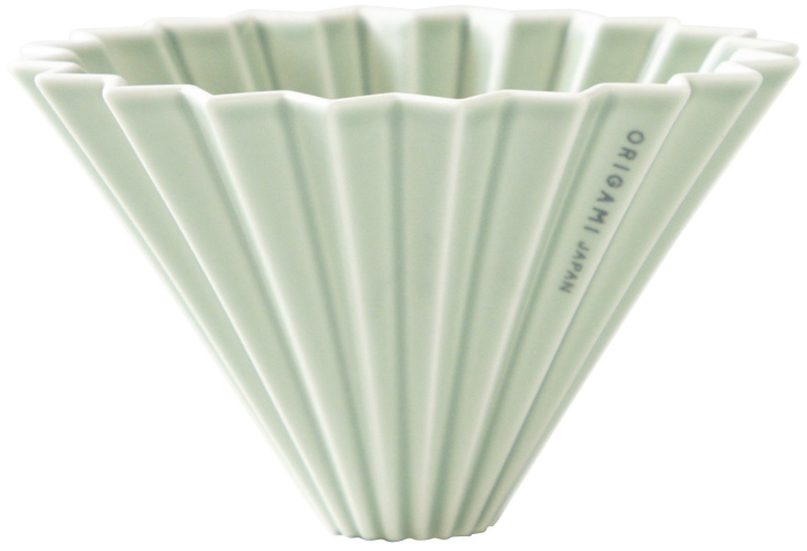 Origami Dripper keramický M zelený mat