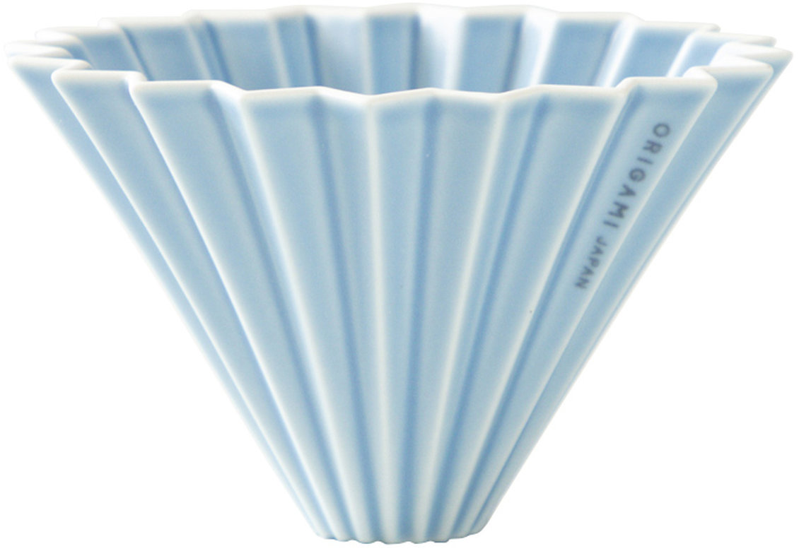Origami Dripper keramický M modrý mat