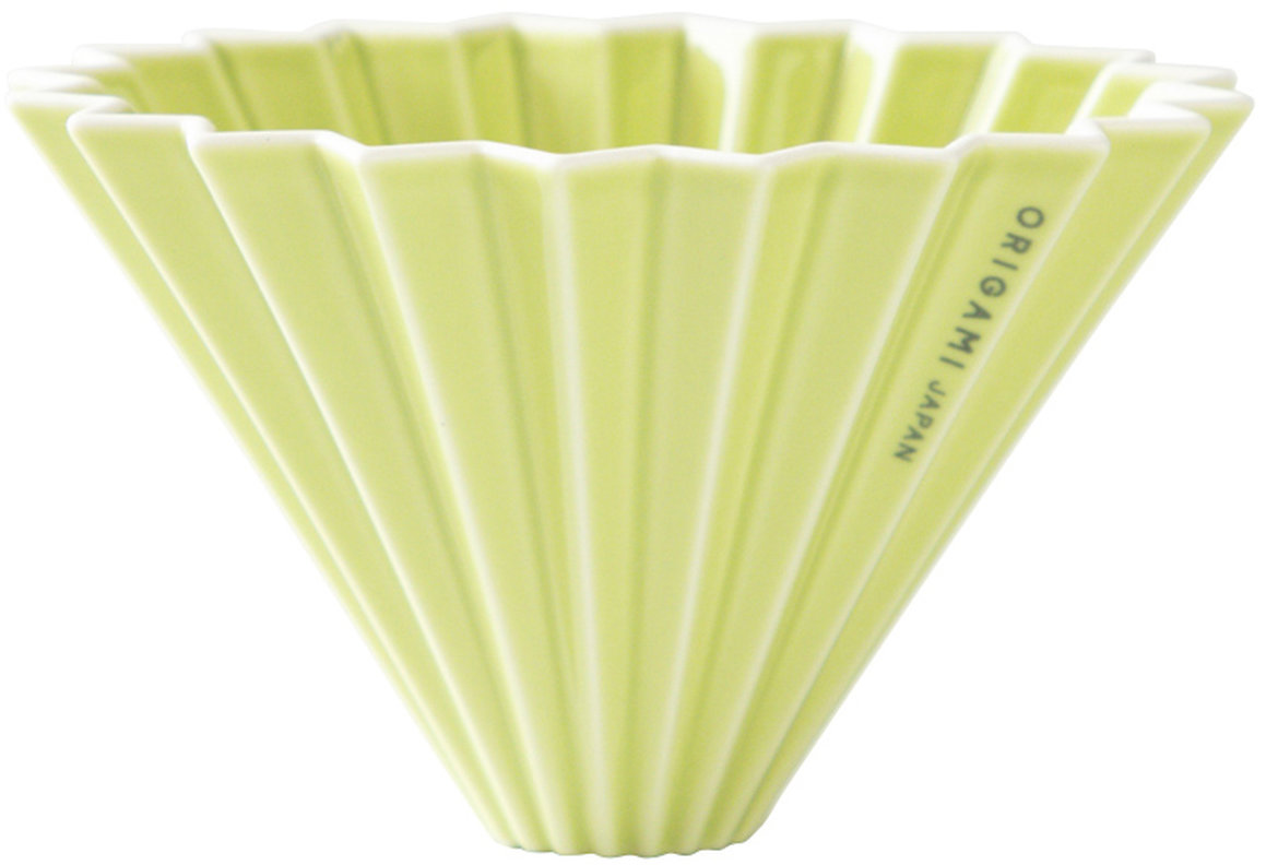 Origami Dripper keramický M zelený
