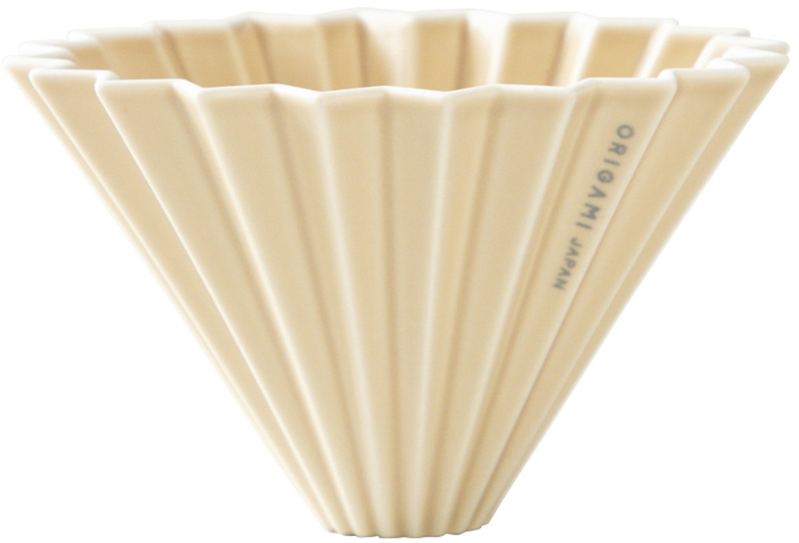 Origami Dripper keramický M béžový