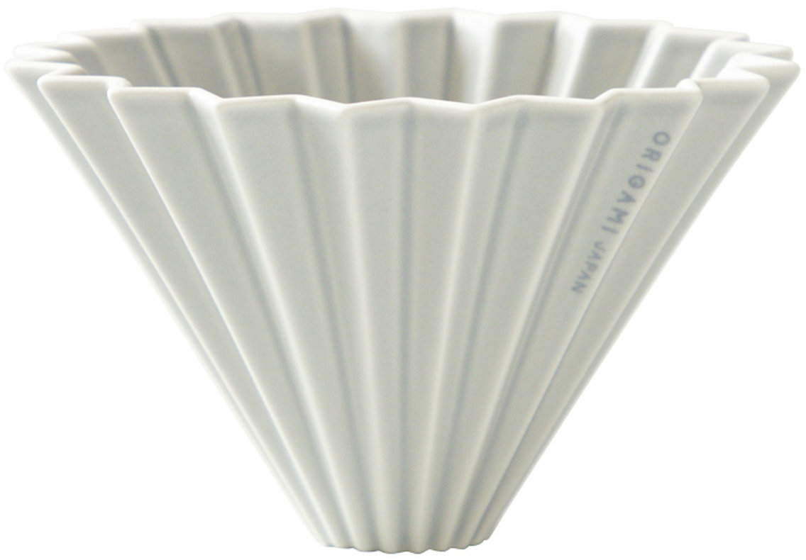 Origami Dripper keramický M šedý mat
