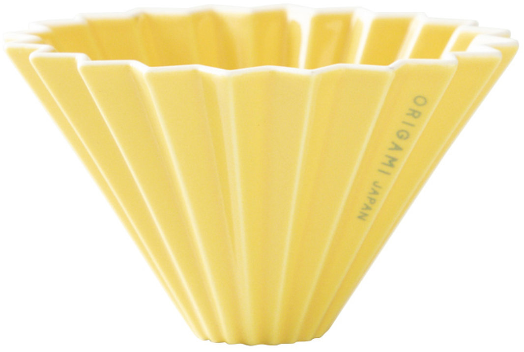 Origami Dripper keramický S Žlutý