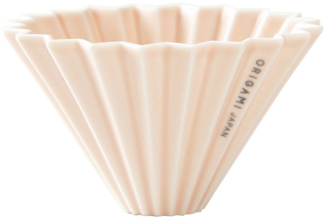 Origami Dripper keramický S růžový mat