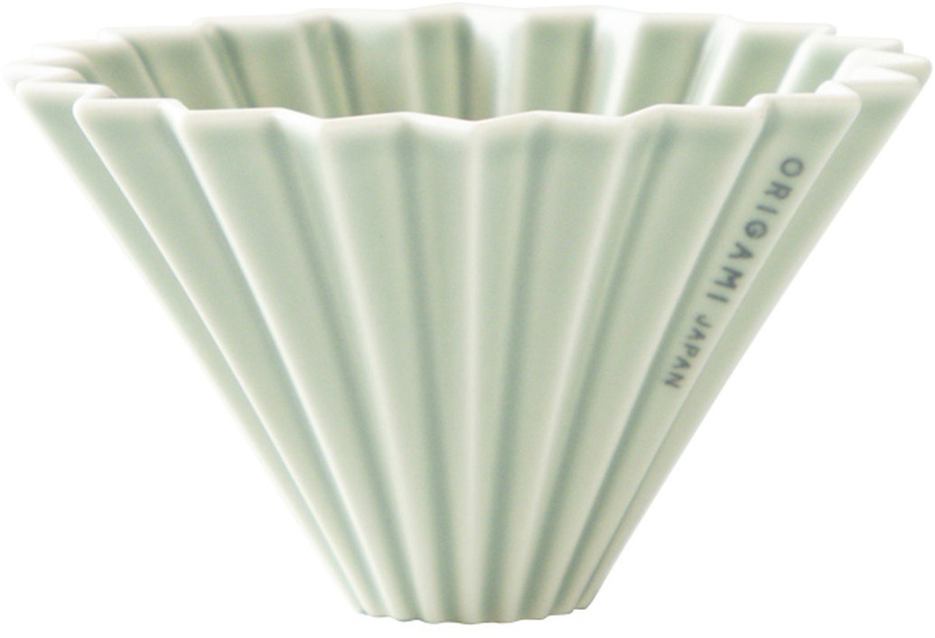 Origami Dripper keramický S zelený mat