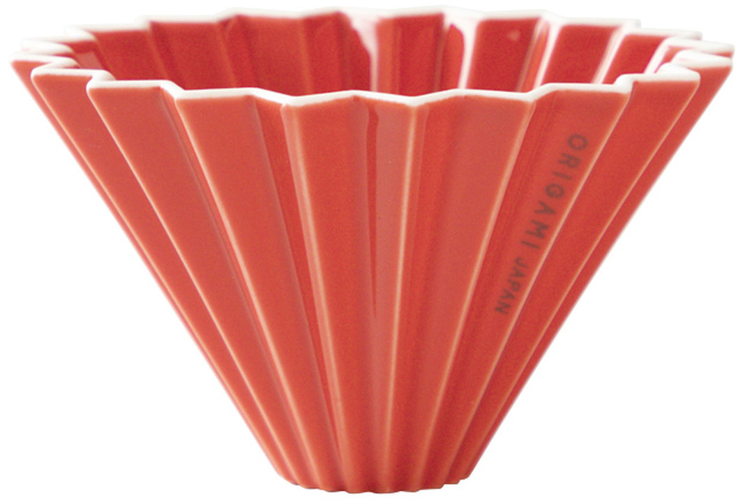 Origami Dripper keramický S Červený