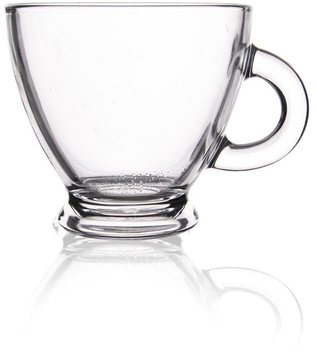 LAV Roma UK 125533 Hrnek sklo čirý 95 ml 6 ks