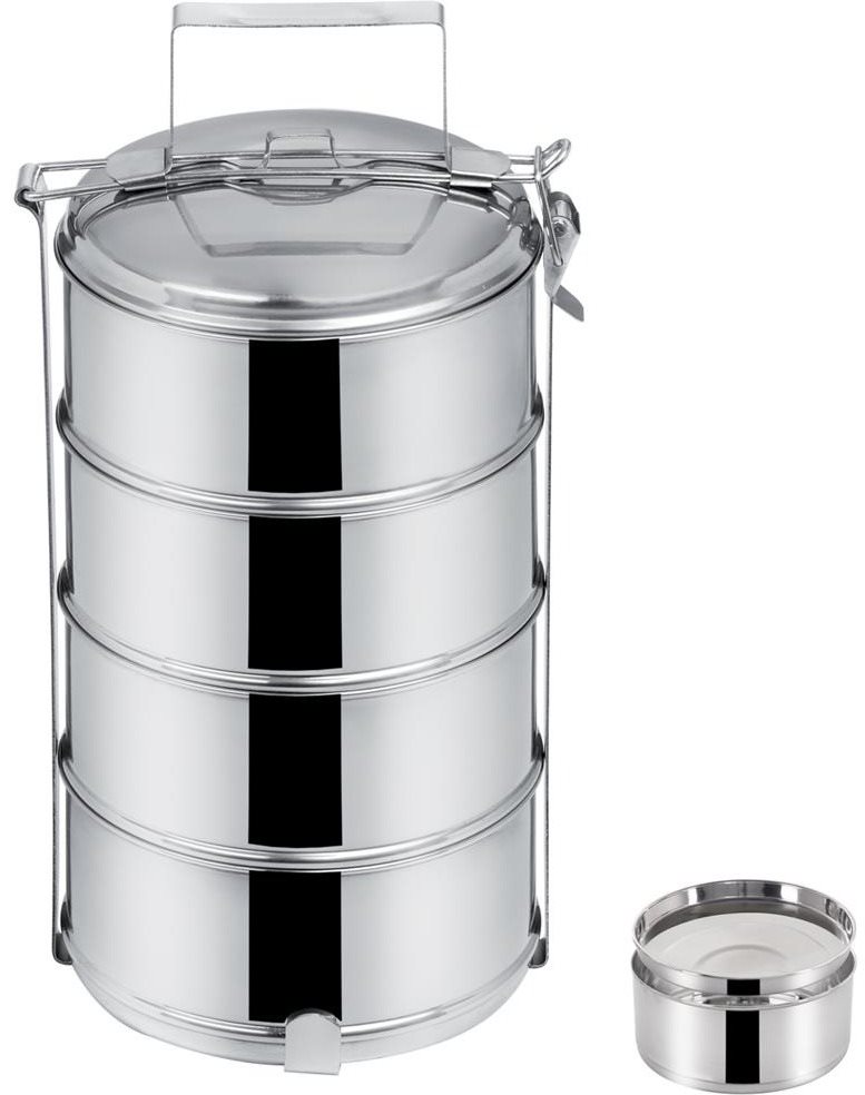 ORION Jídlonosič nerez+víka 4x1,3 l
