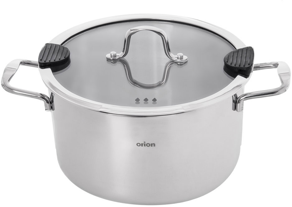 ORION Kastrol nerez VENICE 4,3 l poklice sklo