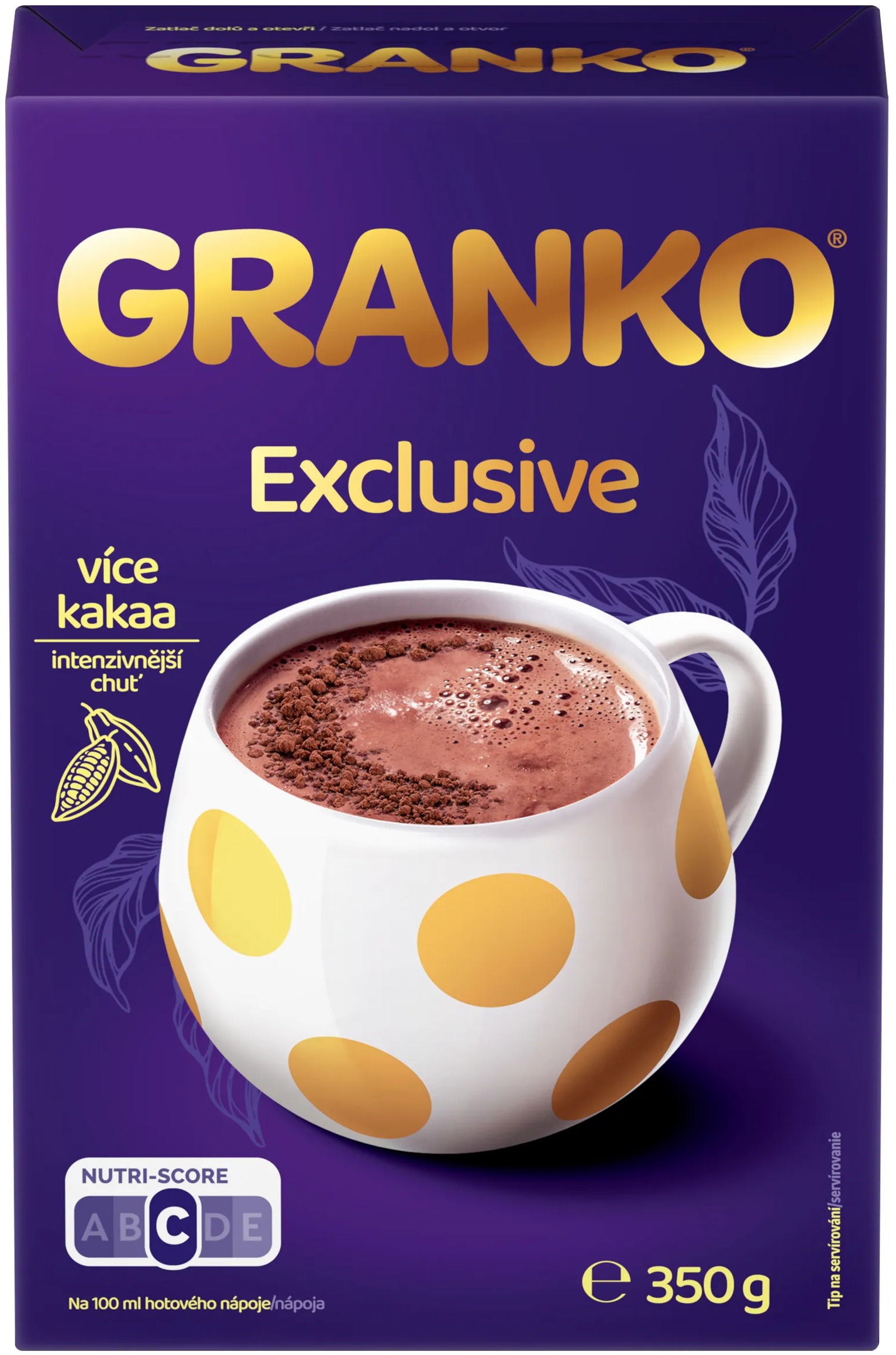 GRANKO Exclusive instantní kakaový nápoj s 30 % kakaa 350 g