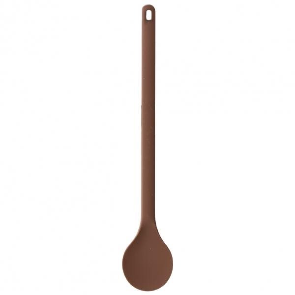 Orion Vařečka silikon kulatá 28 cm hnědá