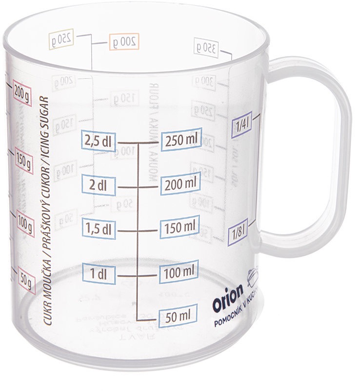 ORION Odměrka s potiskem 0,25 l UH