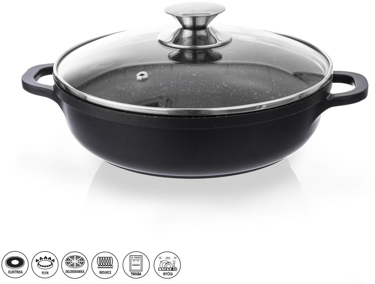 ORION Kastrol GRANDE pr. 24 cm skleněná poklice