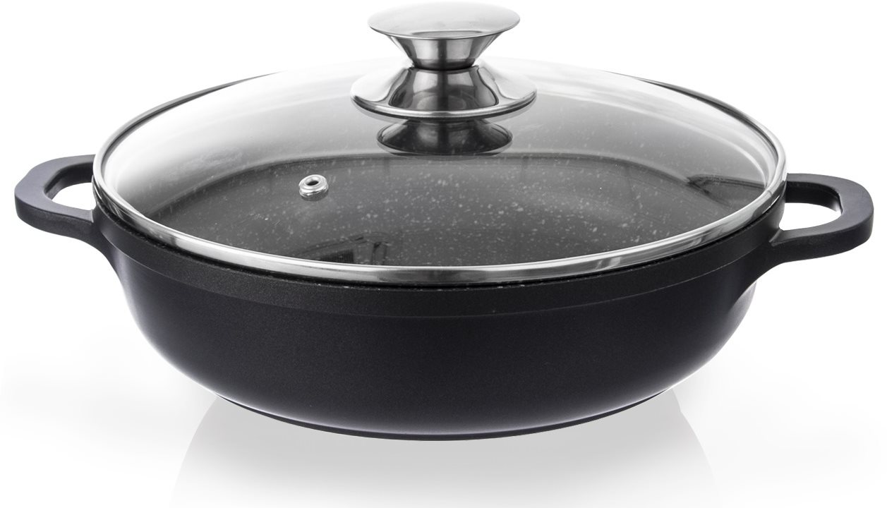 ORION Kastrol GRANDE pr. 28 cm skleněná poklice