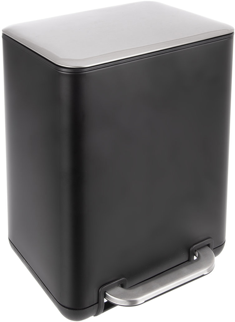 ORION Odpadkový koš s pedálem Exclusive BLACK 20 l nerez/UH