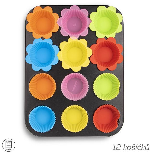 ORION Forma kov muffiny 12+košíč.sil.12 B