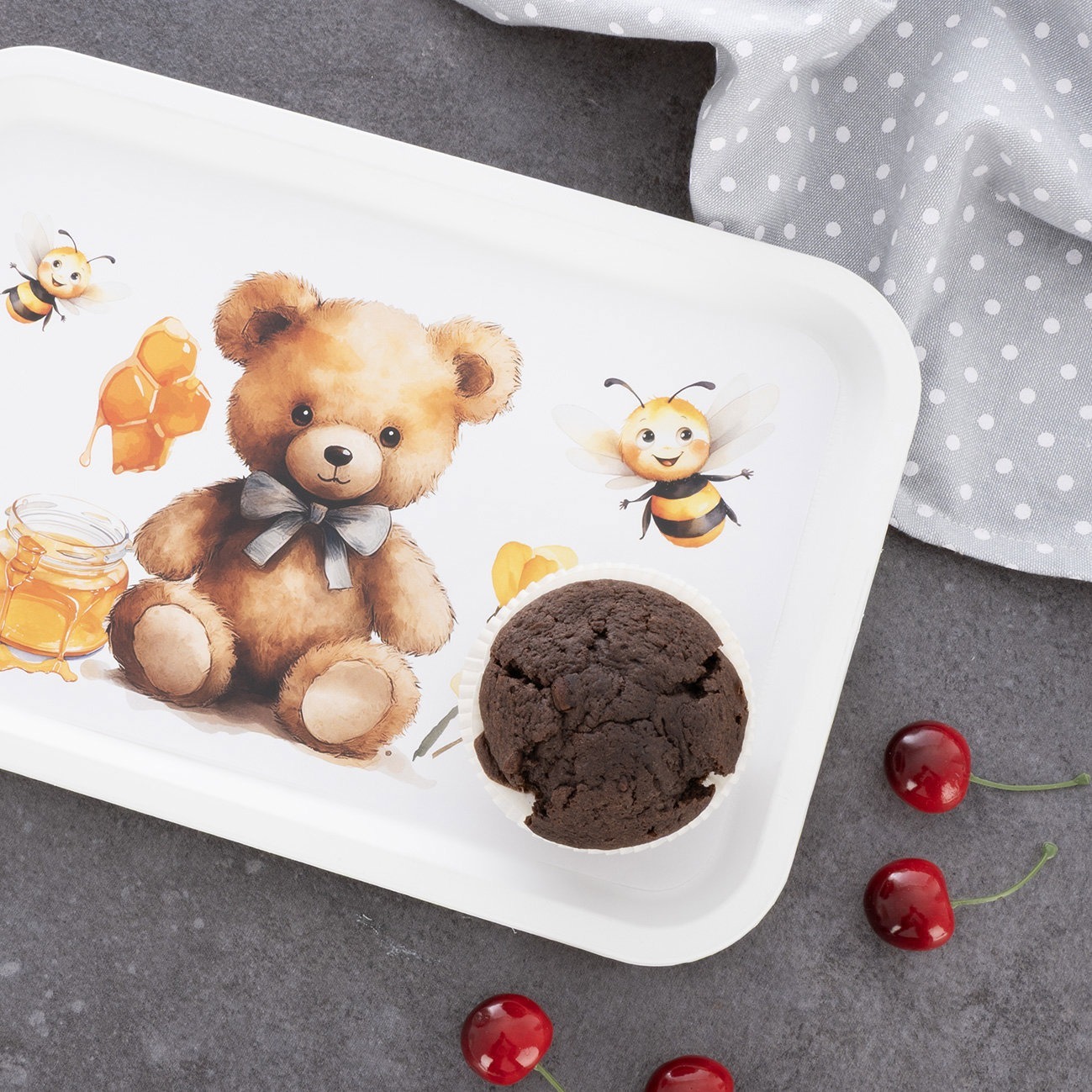 ORION Tác dětský Toya MEDVÍDEK 30,5 × 21 cm UH