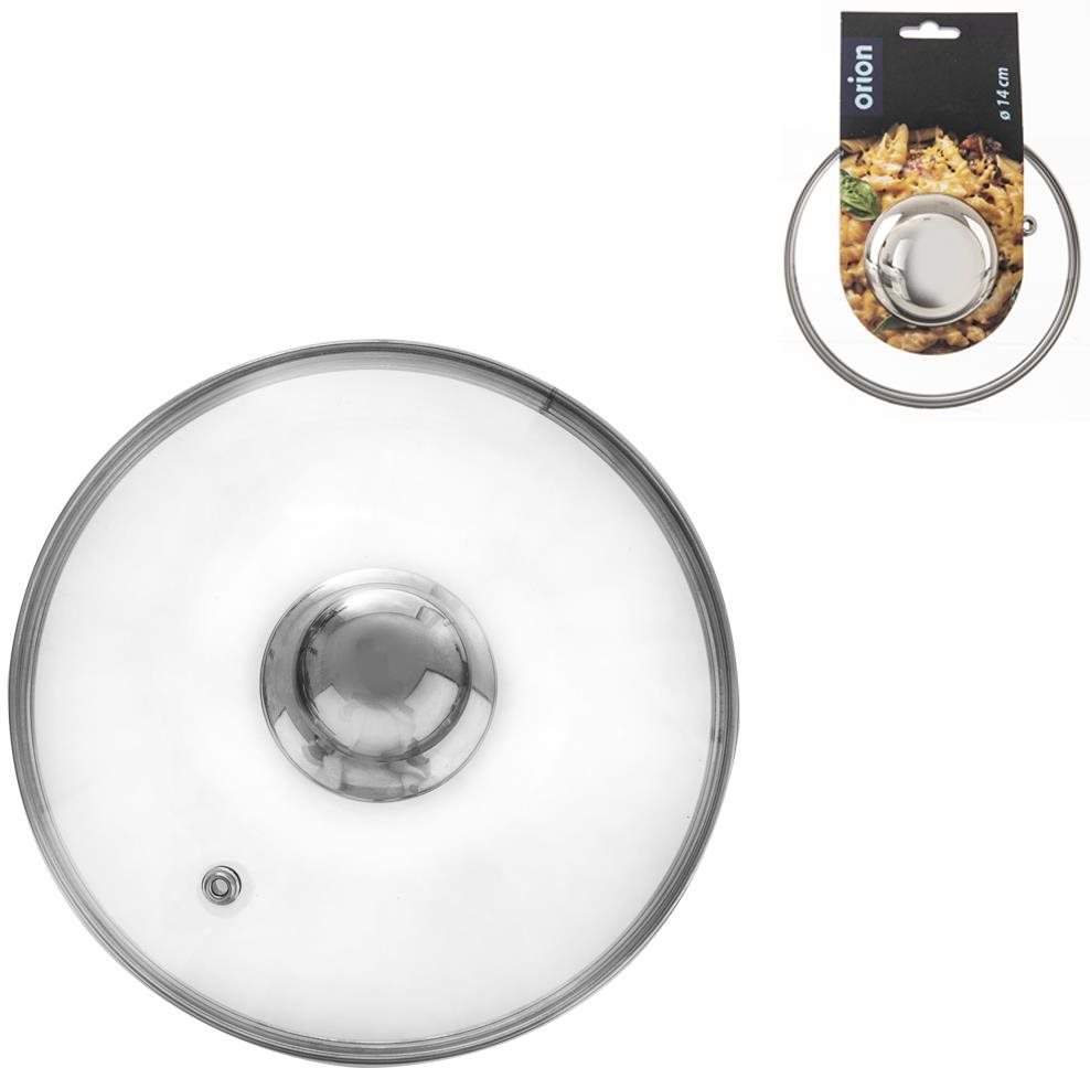 ORION Poklice skleněná pr. 14 cm nerez úchyt