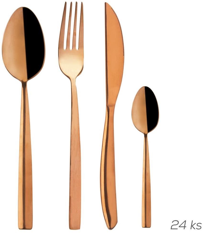 ORION Příbory nerez 24 ks COPPER
