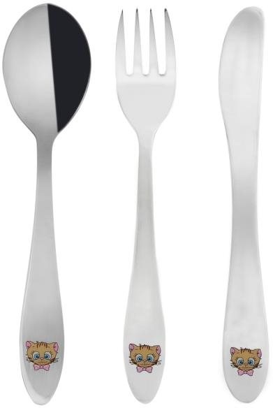 ORION Dětský příbor KOCOUŘI 3ks