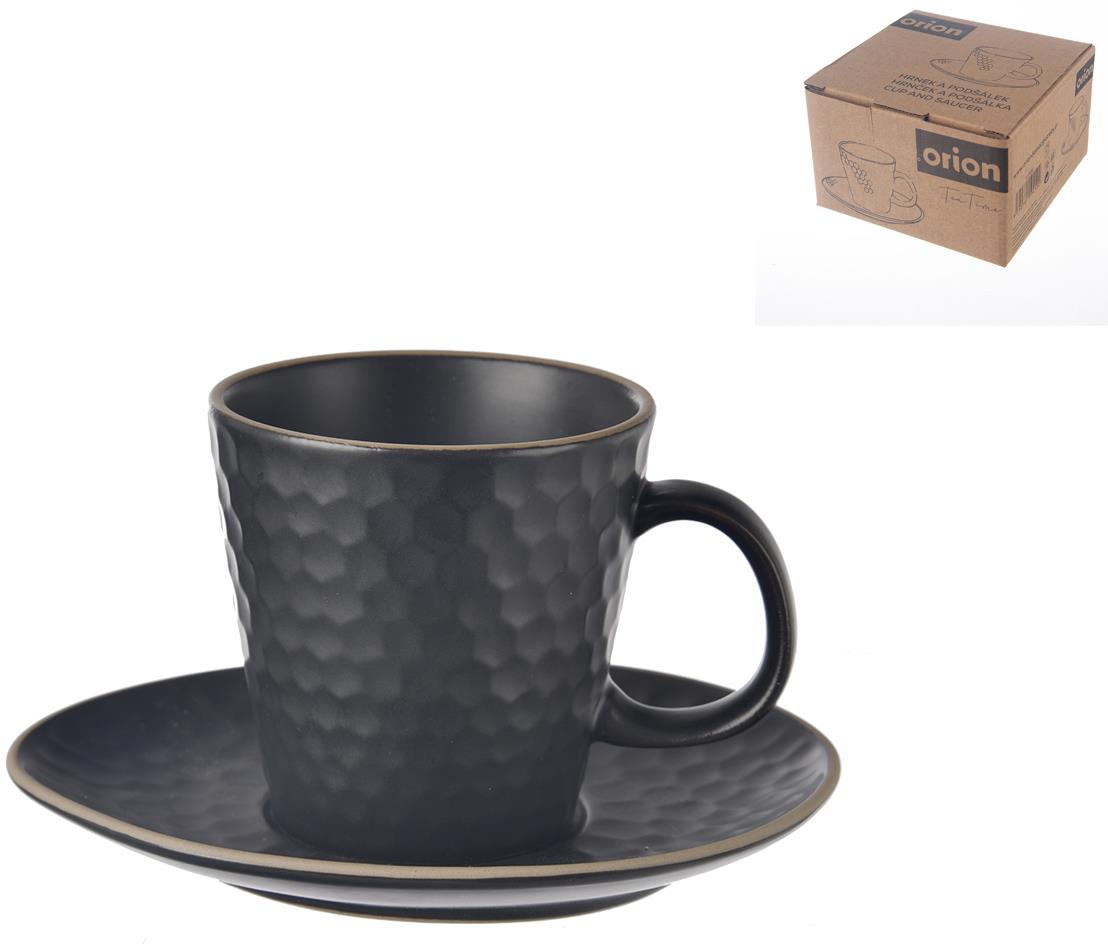 ORION TEA TIME Hrnek kamenina + podšálek espresso 0,1 l