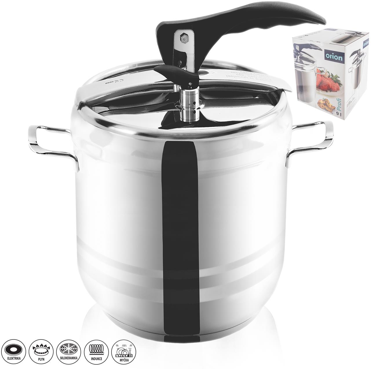 ORION Tlakový hrnec nerez PROFI 9l