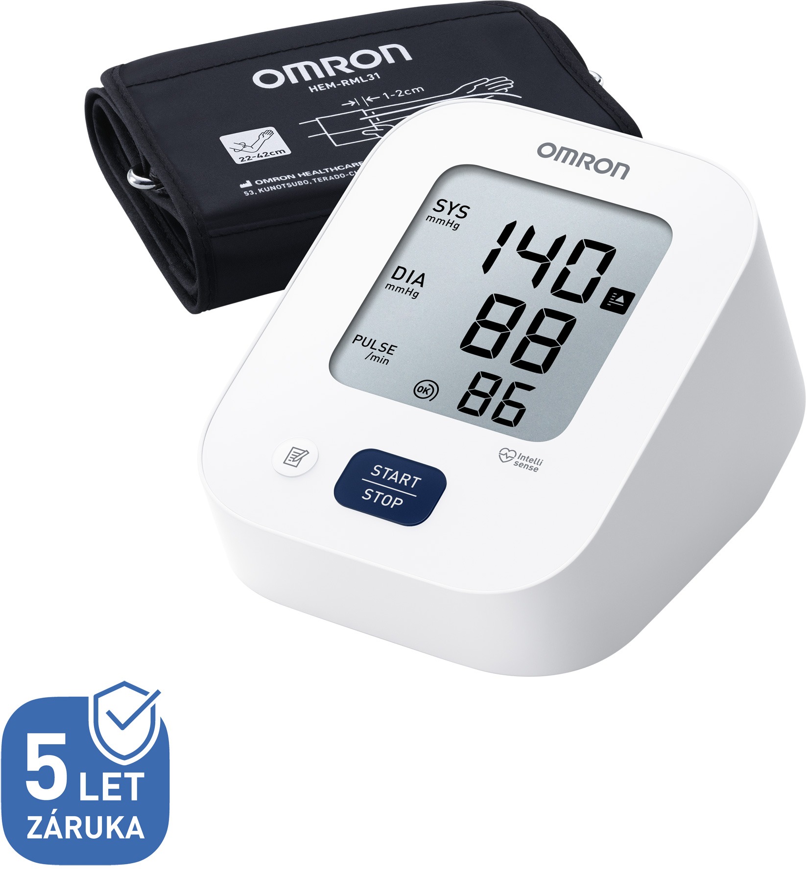 OMRON M2+ + prodloužená záruka na 5 let