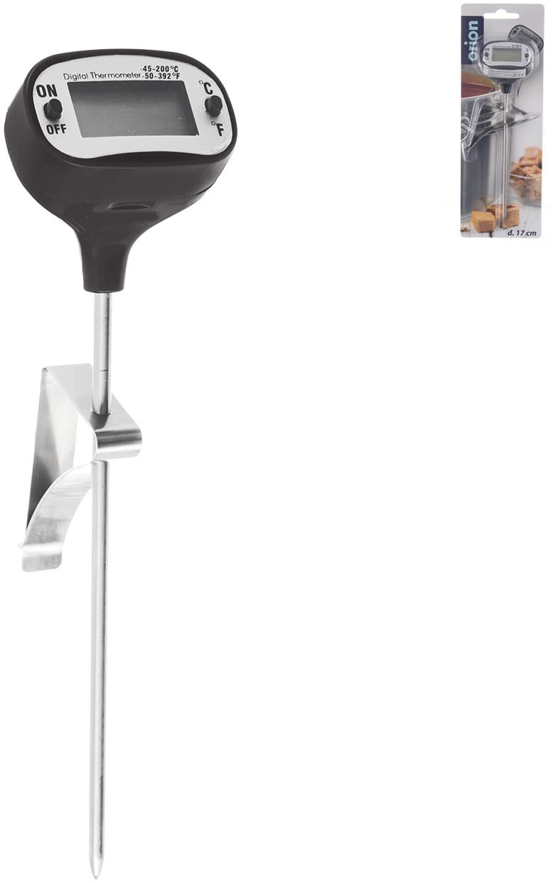 ORION Kuchyňský teploměr 17 cm univerzální digitální nerez/UH