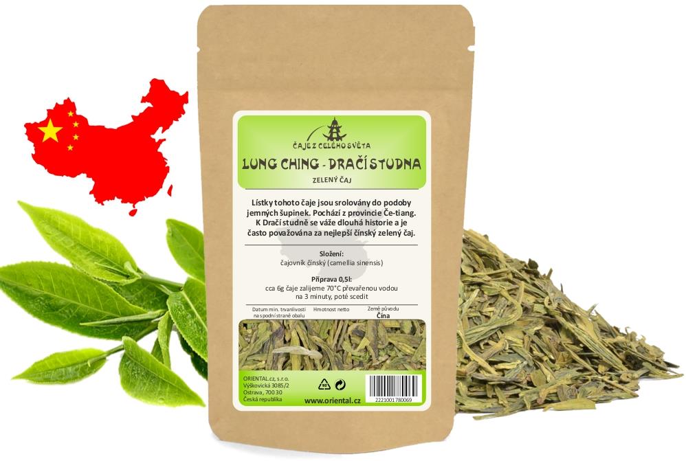 ORIENTAL Zelený čaj China Lung Ching (Dračí studna) 50 g