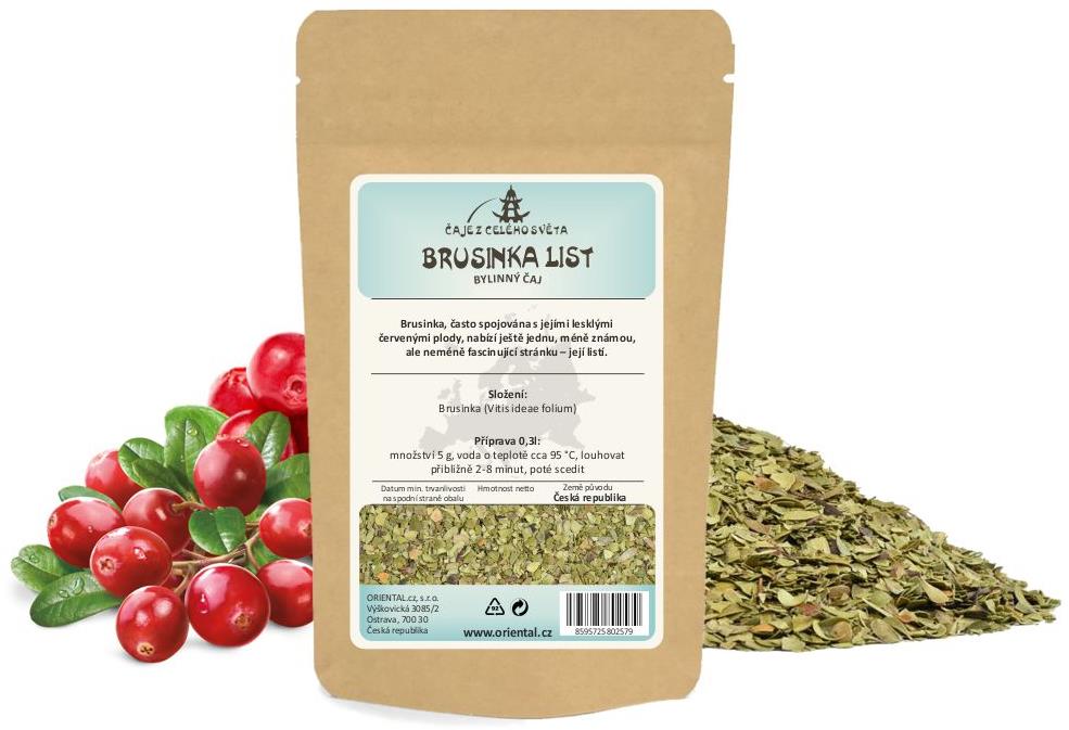 ORIENTAL Bylinný čaj Brusinka list (Vitis ideae folium) - 200 g