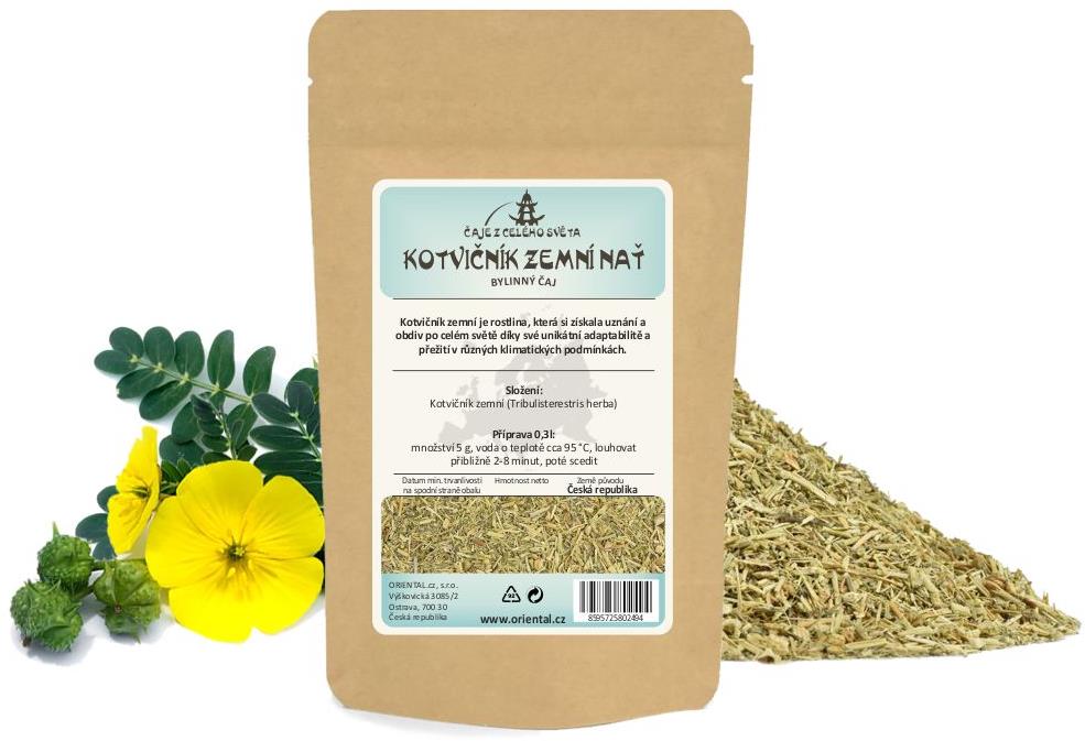 ORIENTAL Bylinný čaj Kotvičník zemní nať (Tribulus Terestris) - 200 g