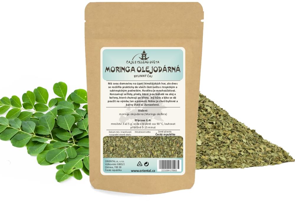 ORIENTAL Bylinný čaj Moringa olejodárná - 200 g