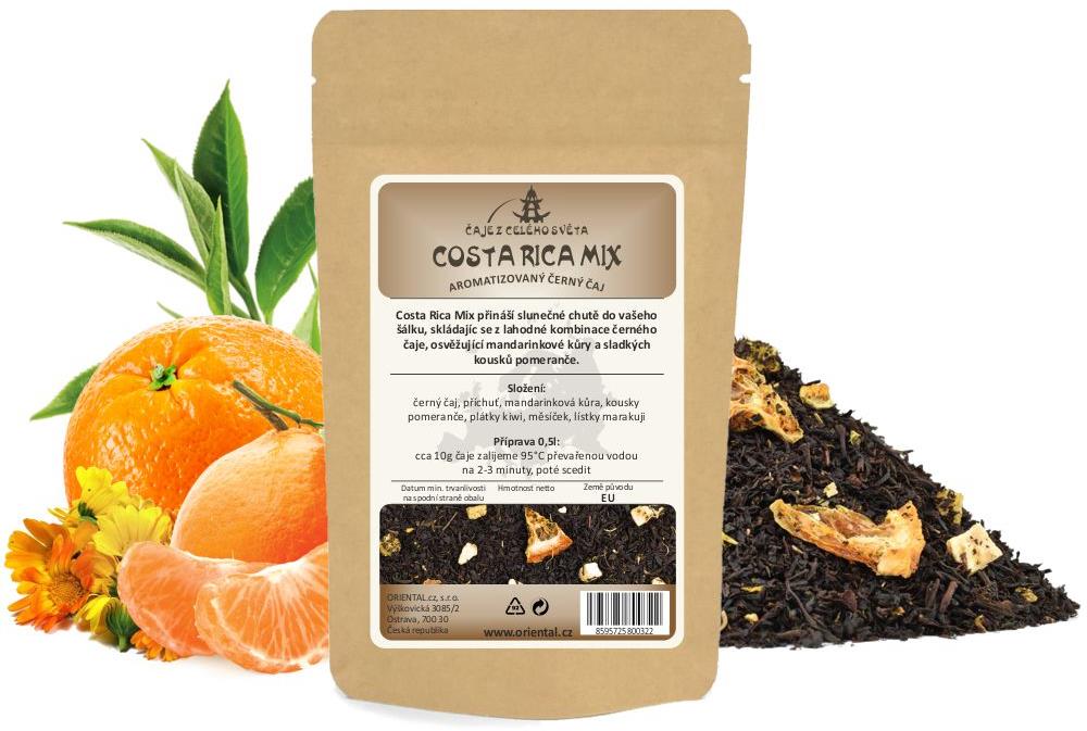 Černý aromatizovaný čaj Costa Rica Mix - 200 g