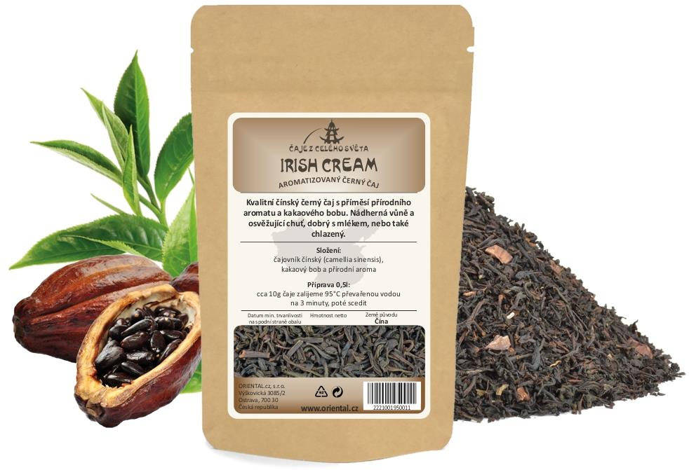 Černý aromatizovaný čaj Irish Cream - 200 g