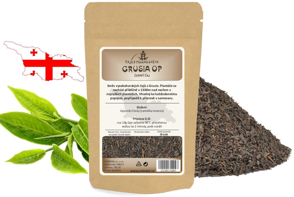 ORIENTAL černý čaj Grusia OP, 1 kg