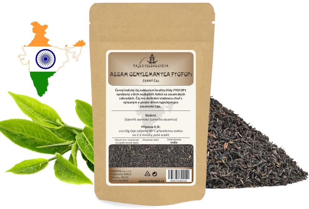 ORIENTAL černý čaj India Assam Gentleman Tea FTGFOP1, 200 g