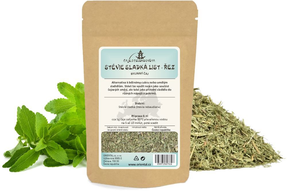 Oriental Bylinný čaj Stévie sladká list - řez (Stevia rebaudiana) 50 g