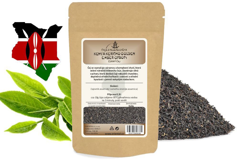 ORIENTAL Černý čaj Kenya Kericho Golden Ember GFBOP1 50 g