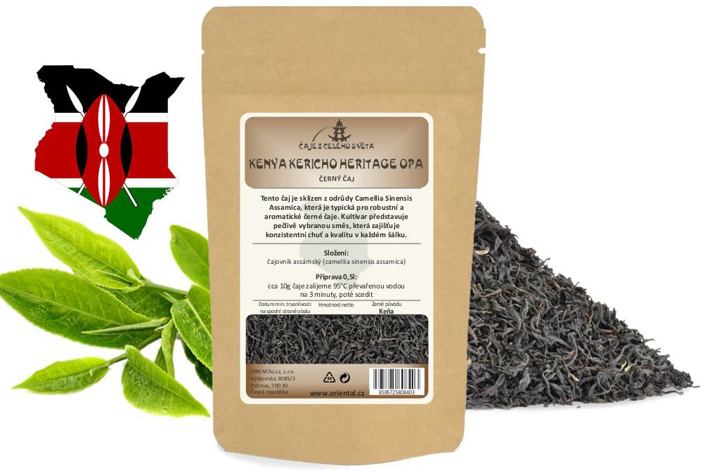 ORIENTAL Černý čaj Kenya Kericho Heritage Opa 250 g