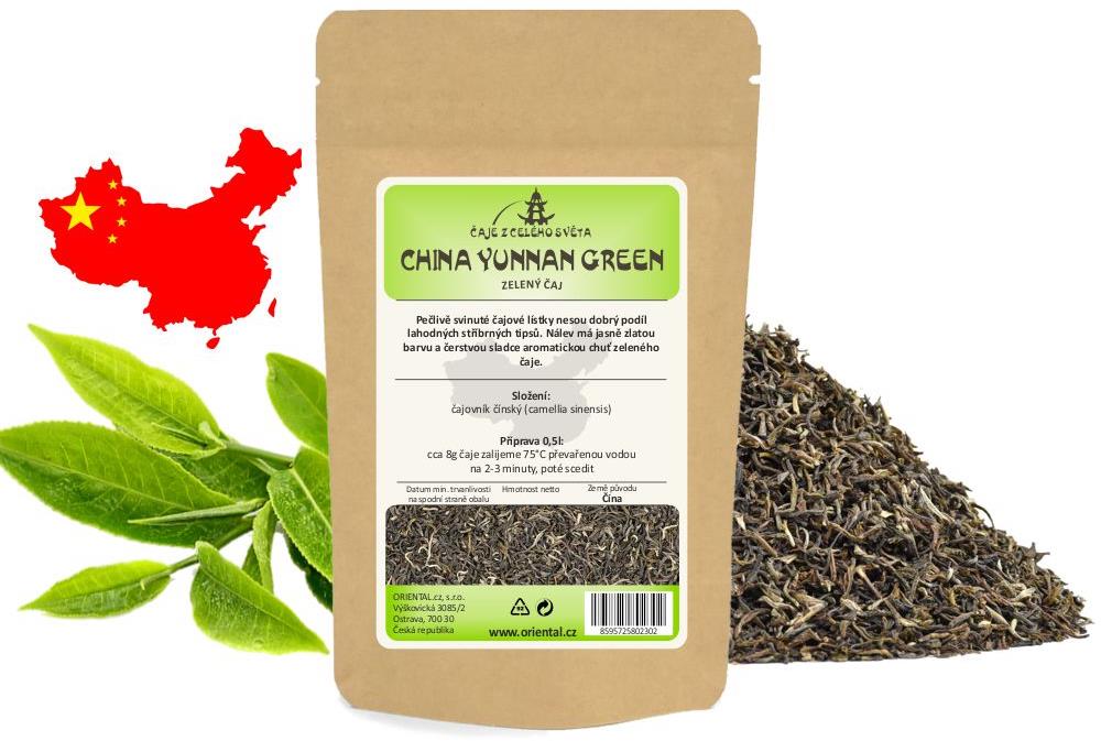 ORIENTAL Zelený čaj China Yunnan Green 200 g