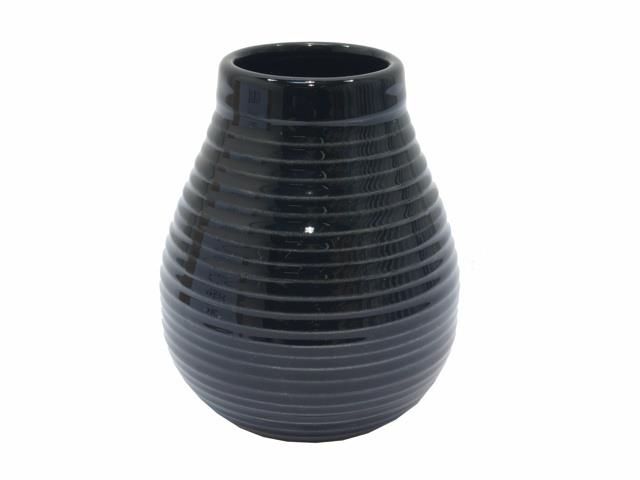 ORIENTAL Keramická kalabasa Standard Yerba Maté Černá 350 ml