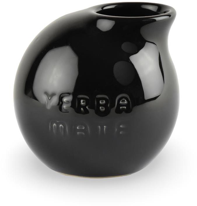ORIENTAL Keramická kalabasa Catalina Yerba Maté černá 250 ml
